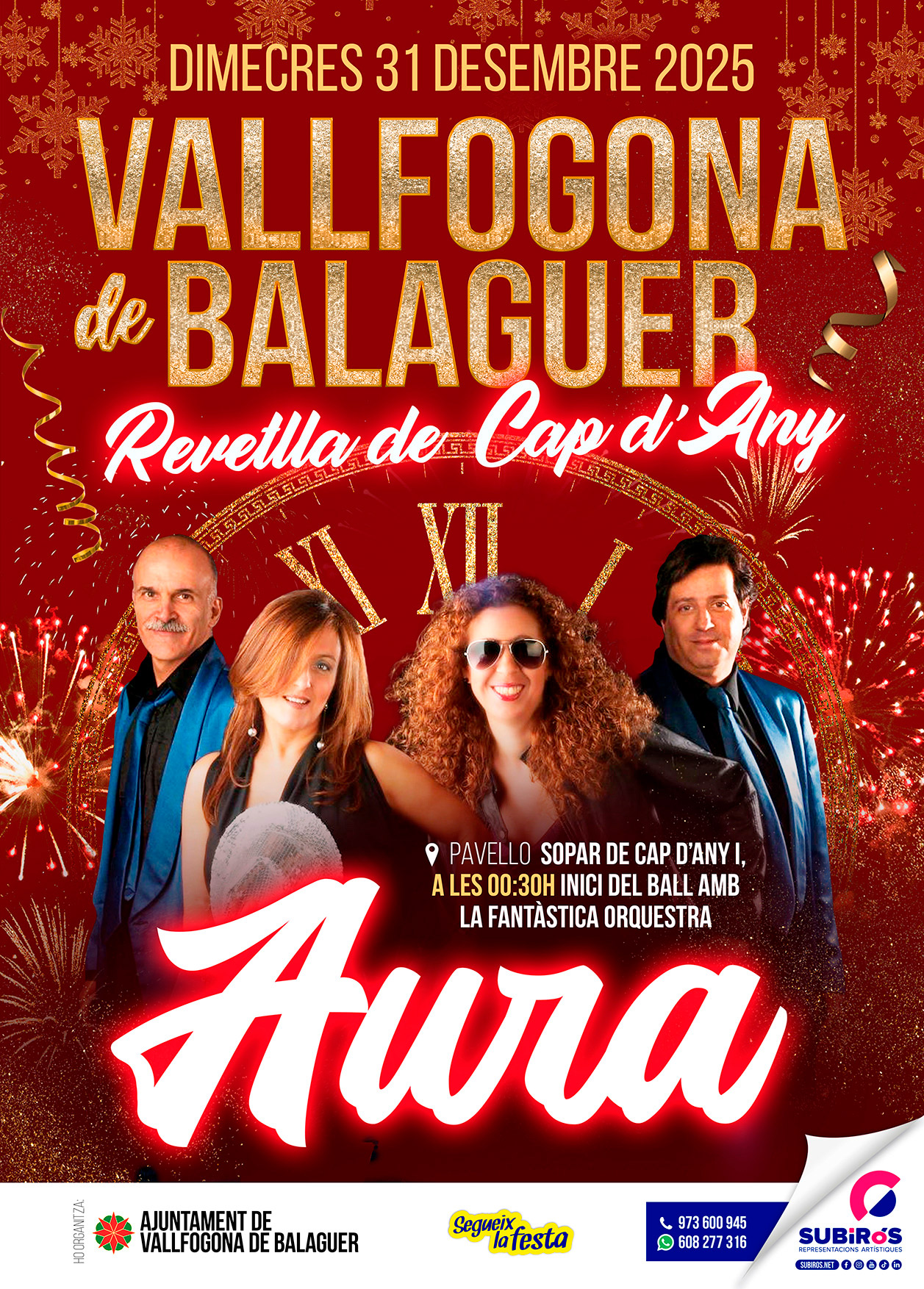 VALLFOGONA DE BALAGUER-REVETLLA DE CAP D’ANY 2025
