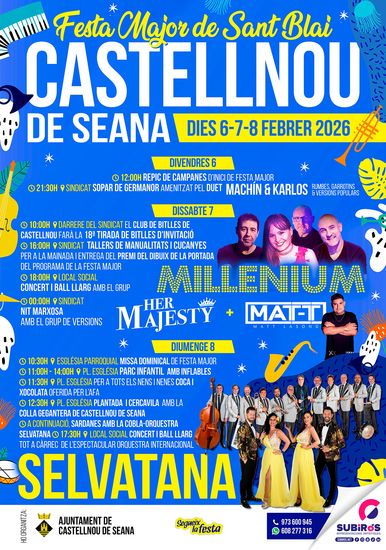 CASTELLNOU DE SEANA-FESTA MAJOR DE SANT BLAI 2026