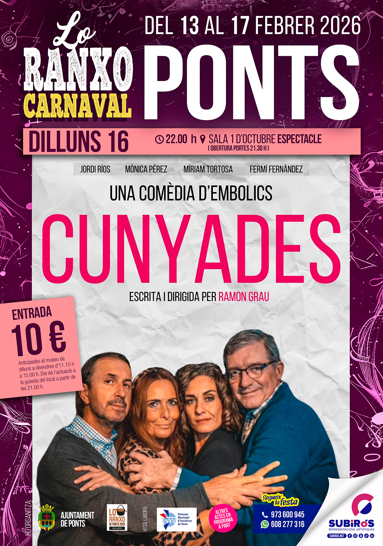 PONTS-LO RANXO I CARNAVAL 2026-TEATRE