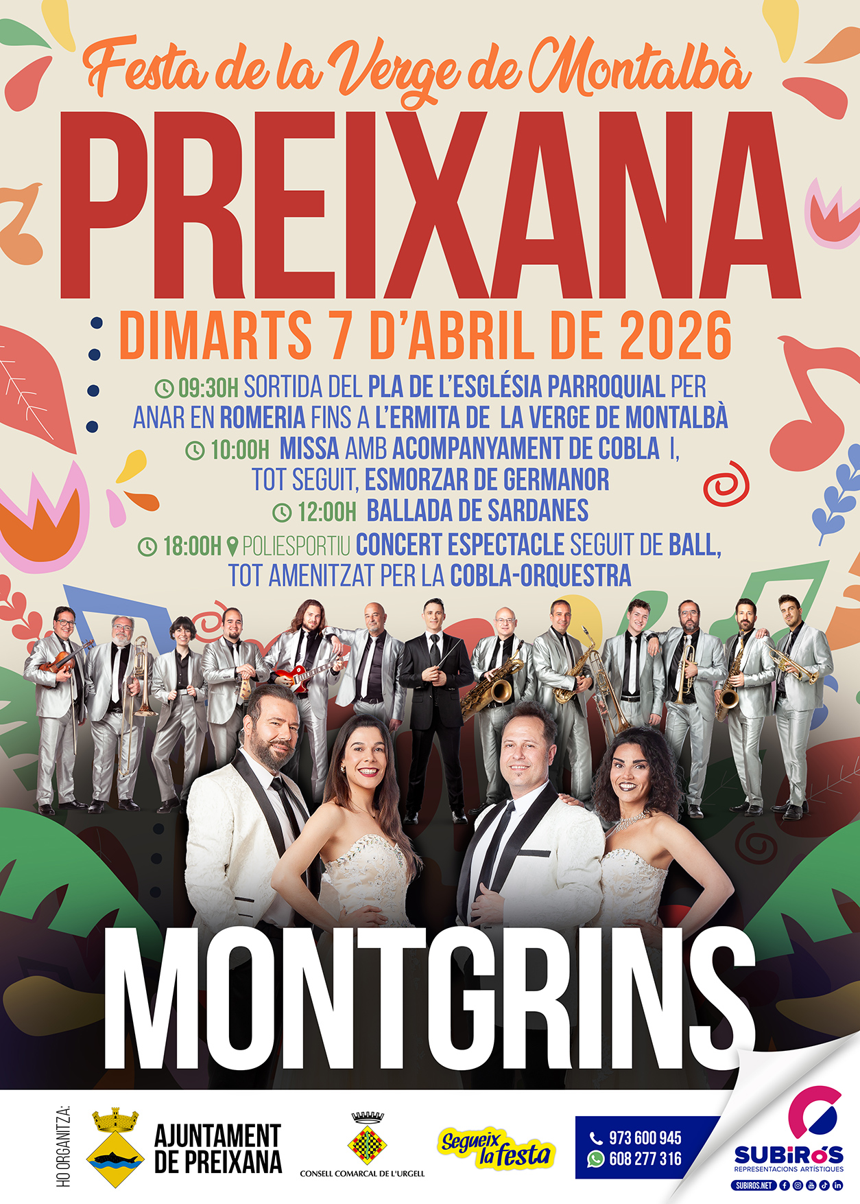PREIXANA-FESTA DE LA VERGE DE MONTALBÀ- 7 ABRIL 2026