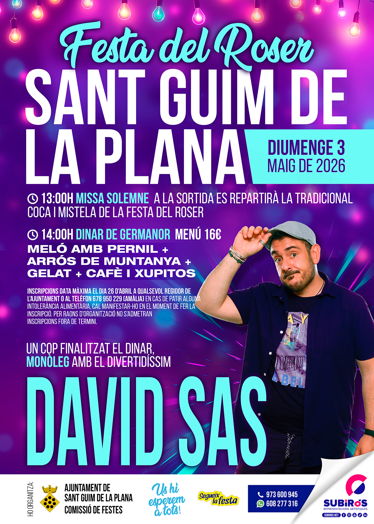 SANT GUIM DE LA PLANA-FESTA DEL ROSER 2026