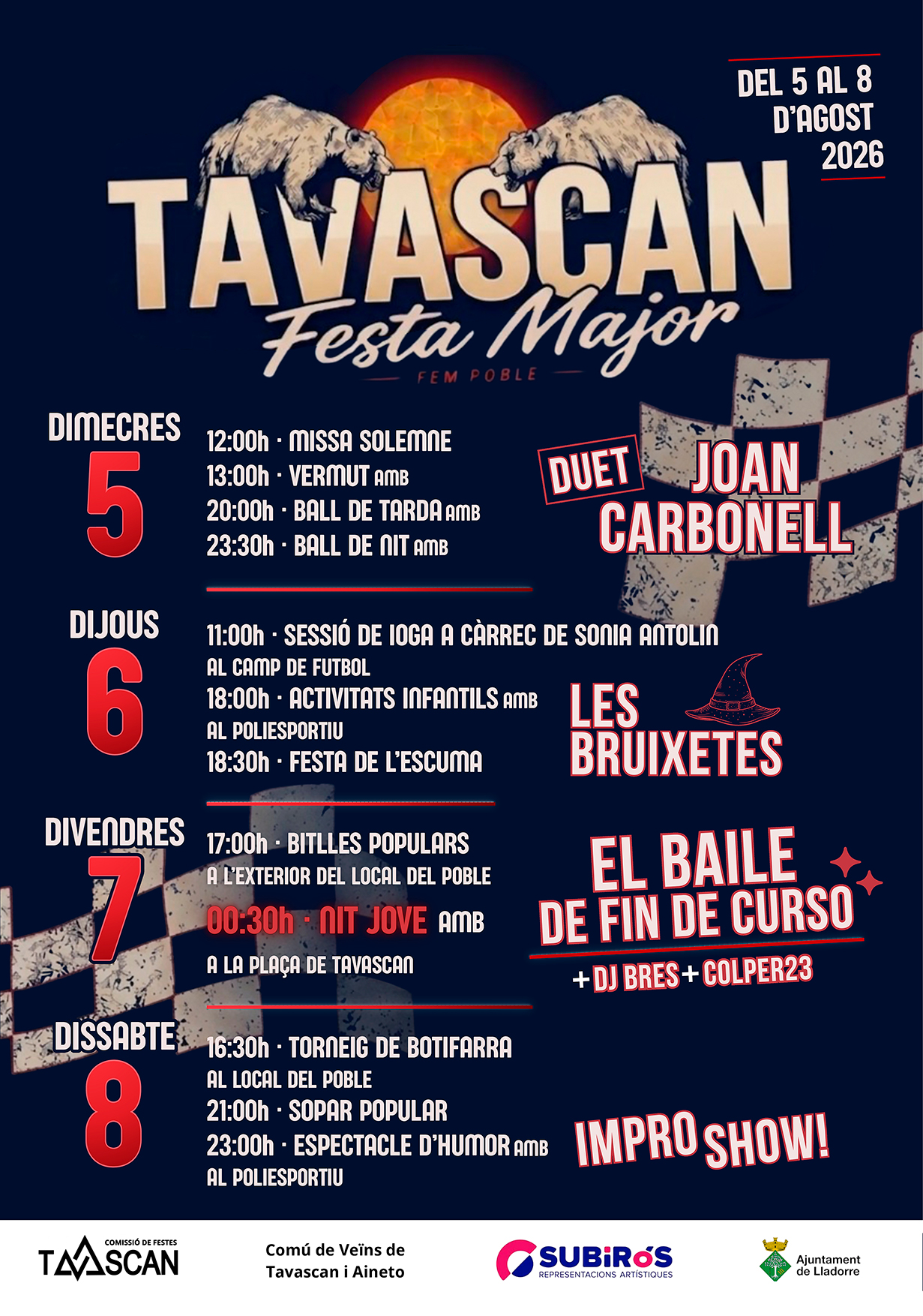TAVASCAN-FESTA MAJOR 2026