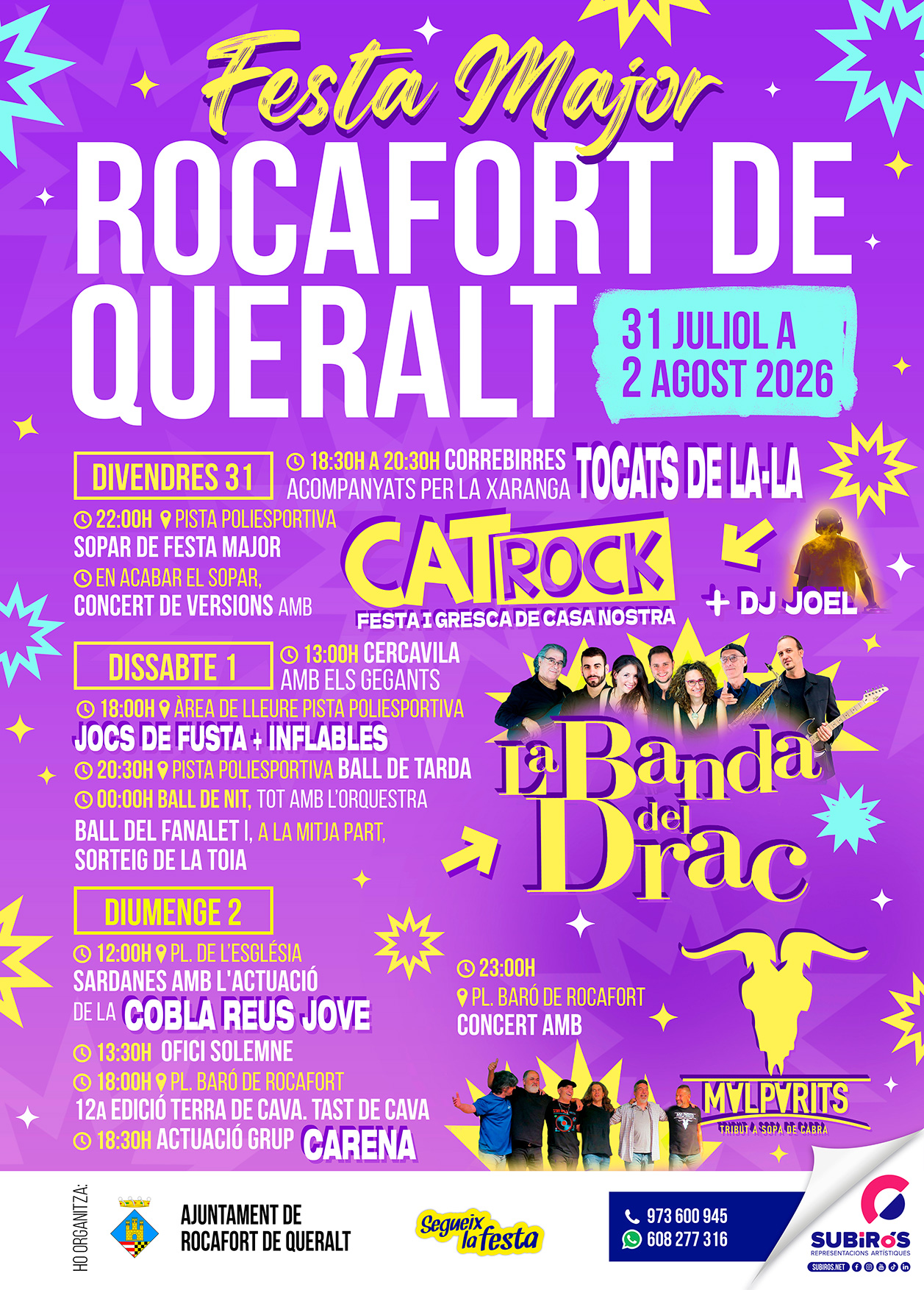 ROCAFORT DE QUERALT-FESTA MAJOR 2026