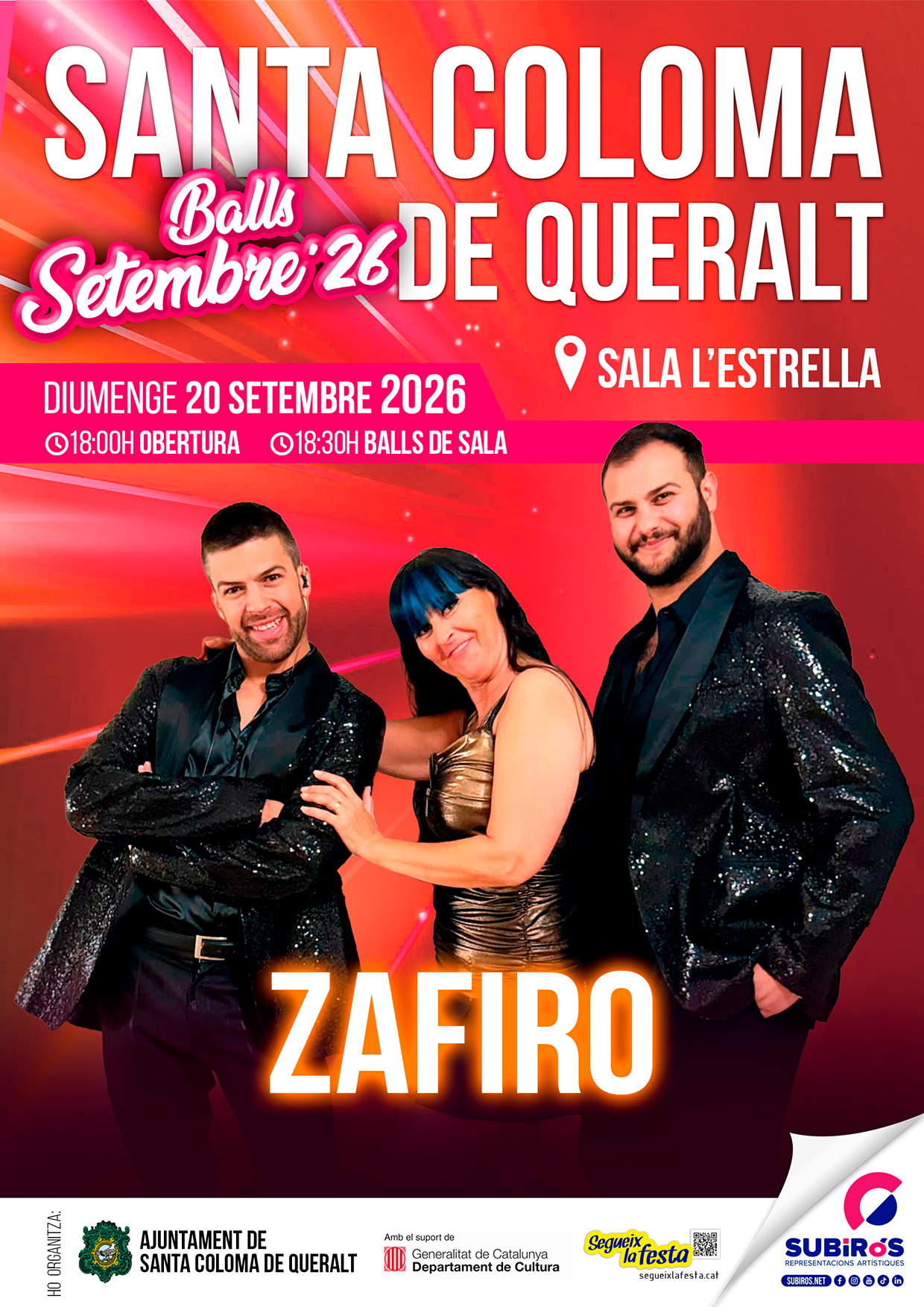 SANTA COLOMA DE QUERALT-BALLS DE SALA SETEMBRE 2026