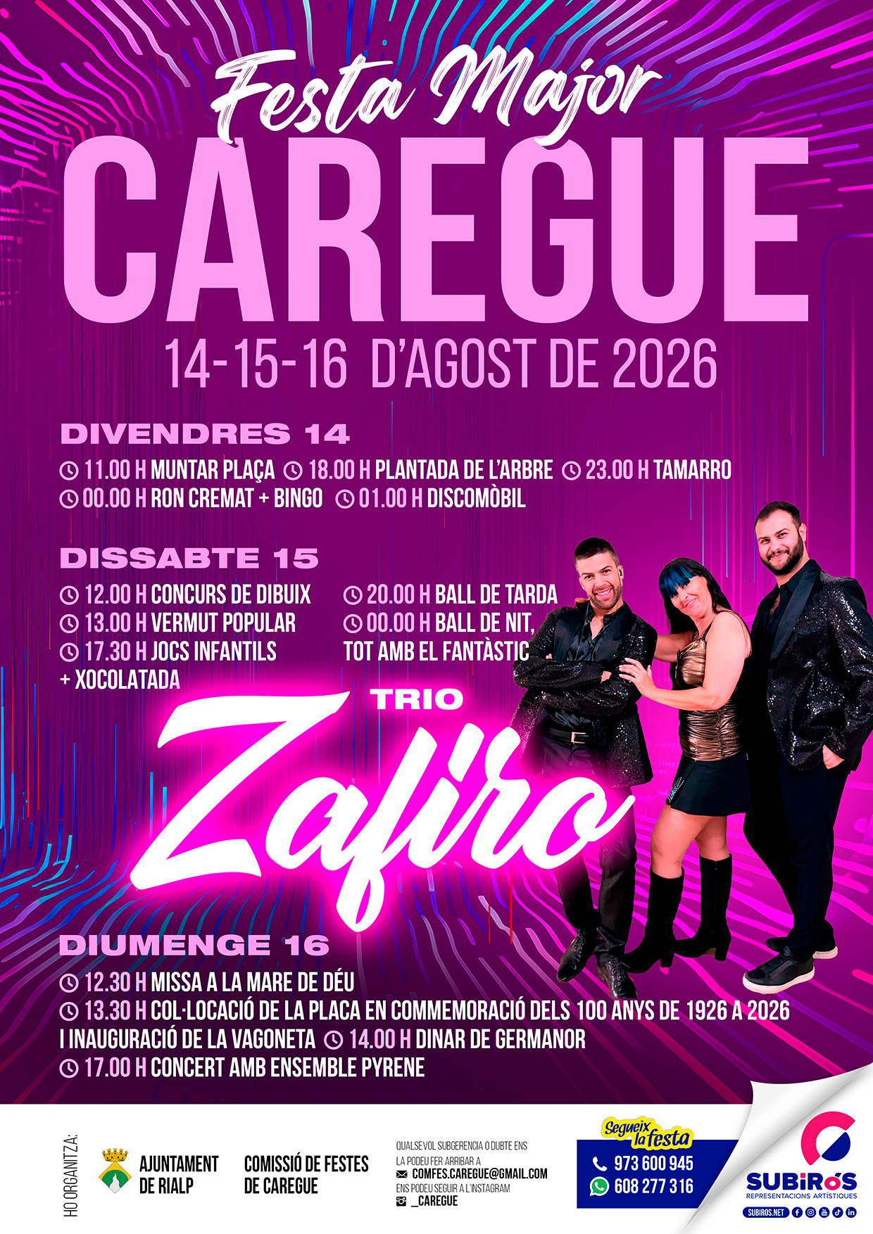 CAREGUÉ-FESTA MAJOR 2026