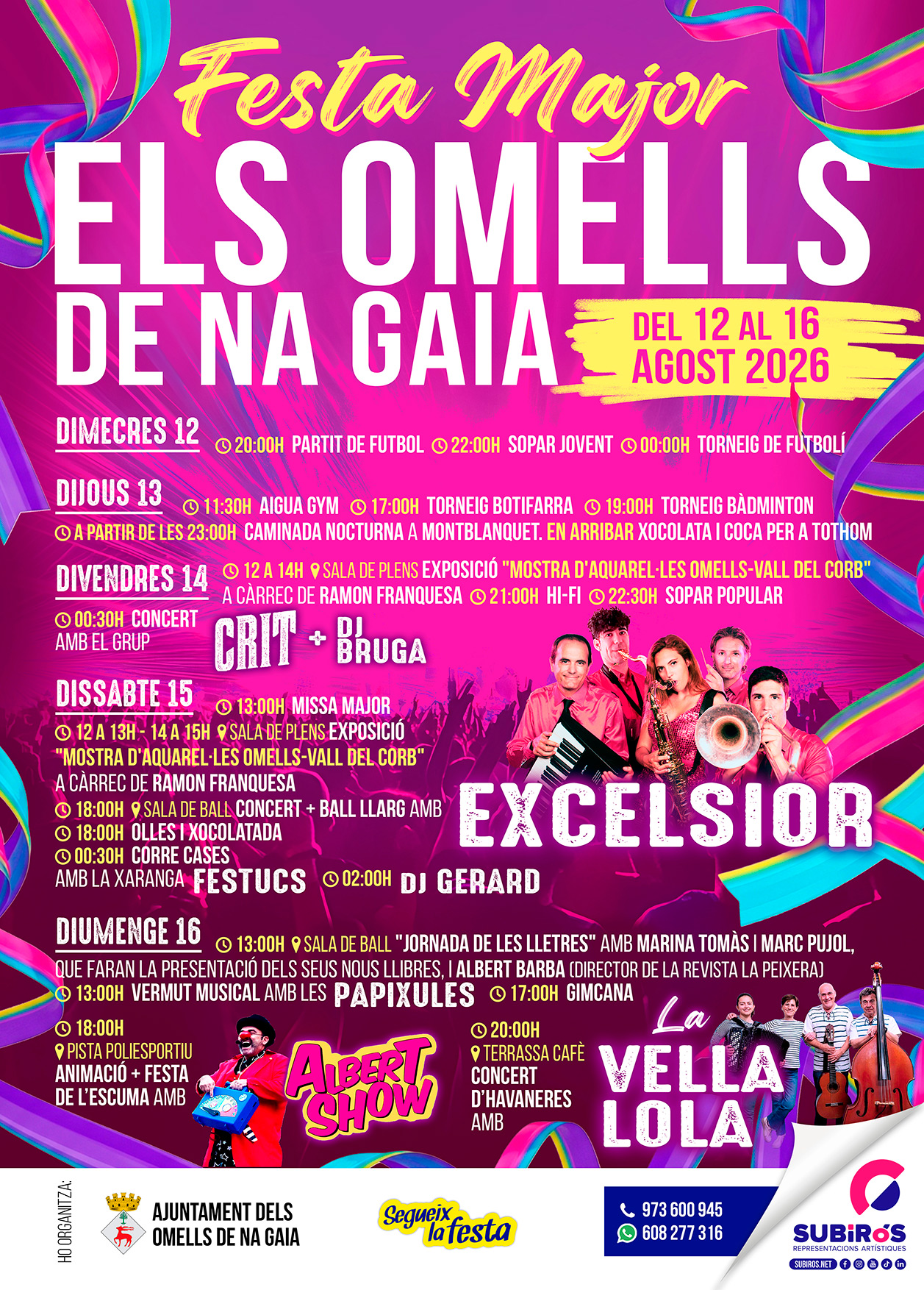 ELS OMELLS DE NA GAIA-FESTA MAJOR 2026
