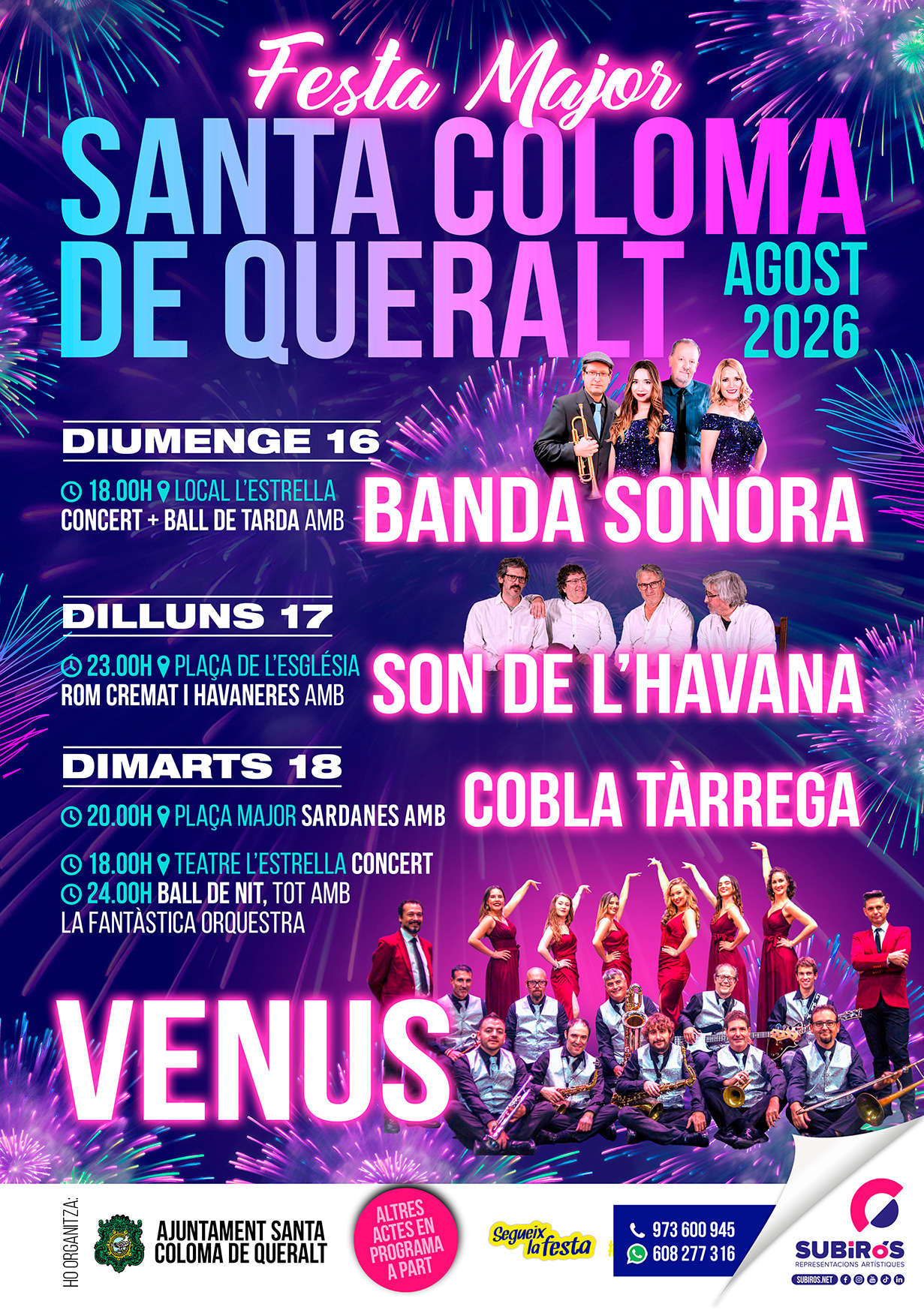 SANTA COLOMA DE QUERALT-FESTA MAJOR 2026