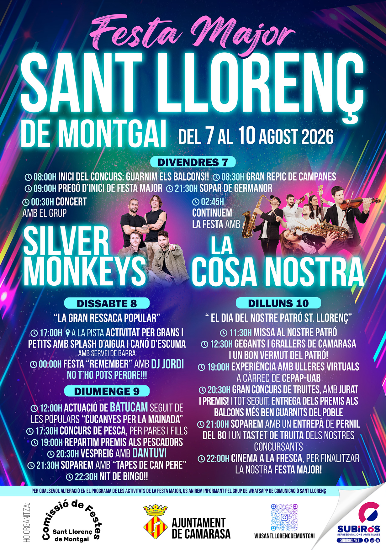 SANT LLORENÇ DE MONTGAI-FESTA MAJOR 2026