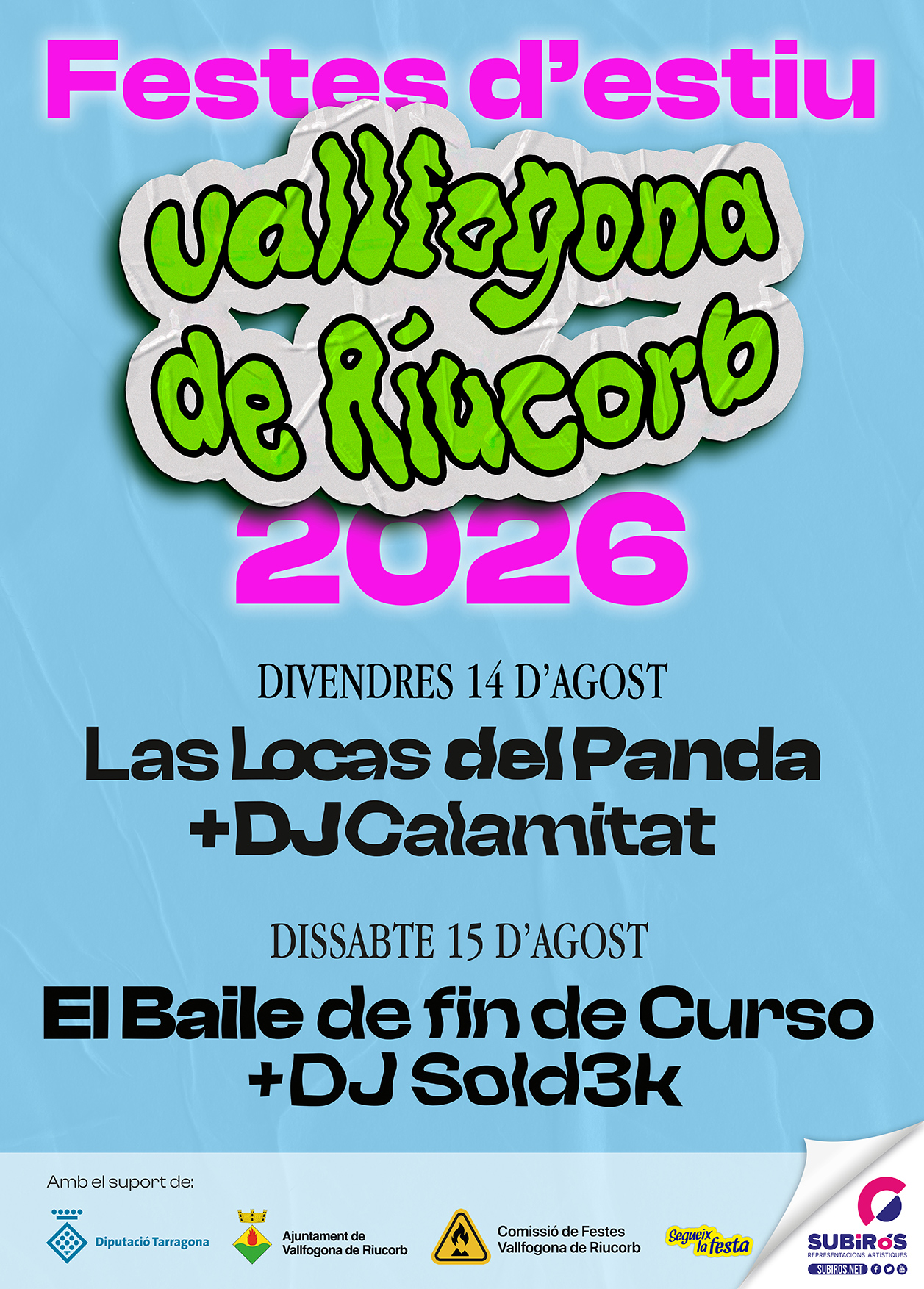 VALLFOGONA DE RIU CORB-FESTA MAJOR 2026