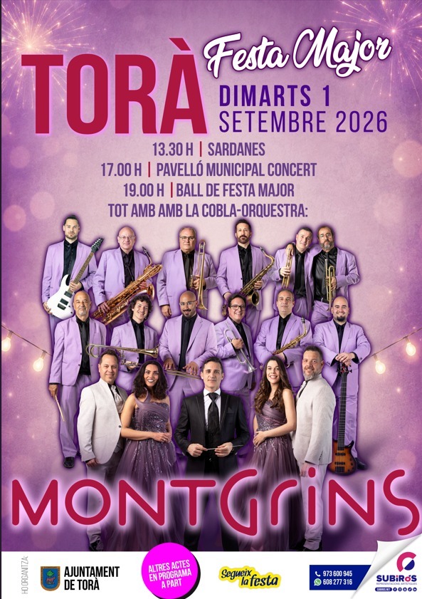 TORÀ-FESTA MAJOR 2026