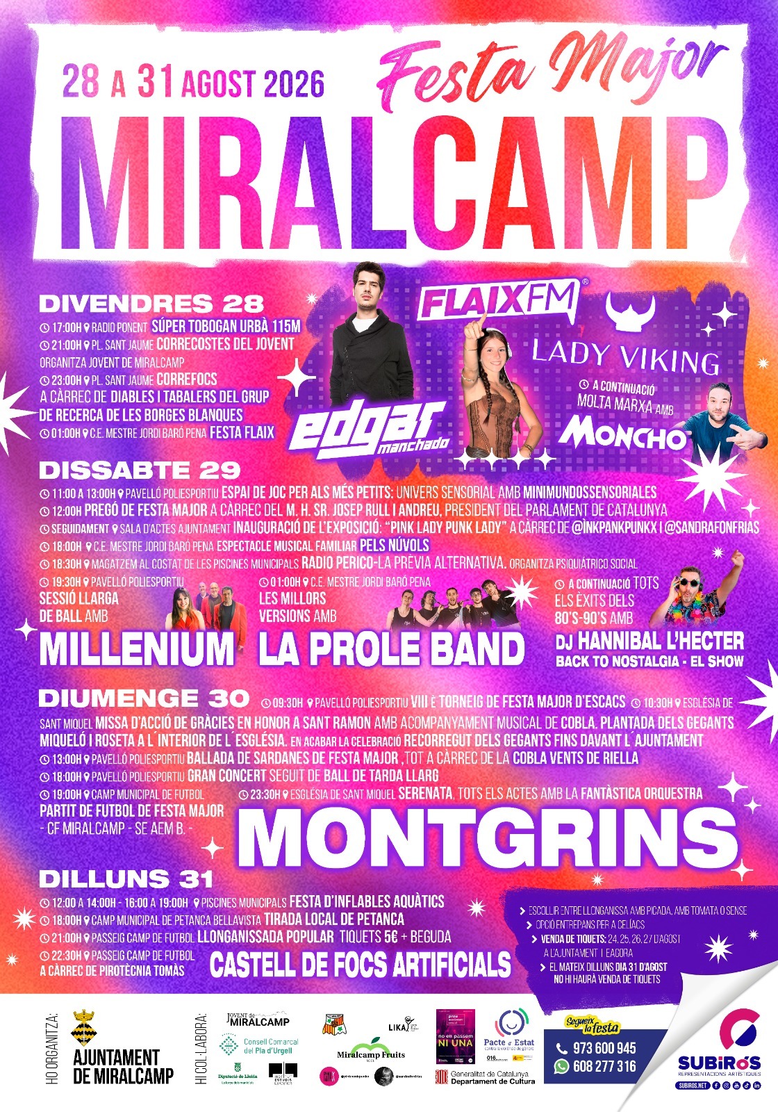 MIRALCAMP-FESTA MAJOR 2026
