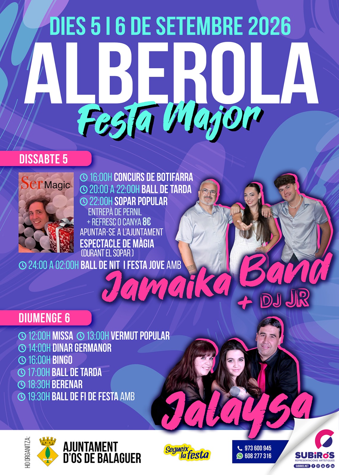 ALBEROLA – FESTA MAJOR 2026