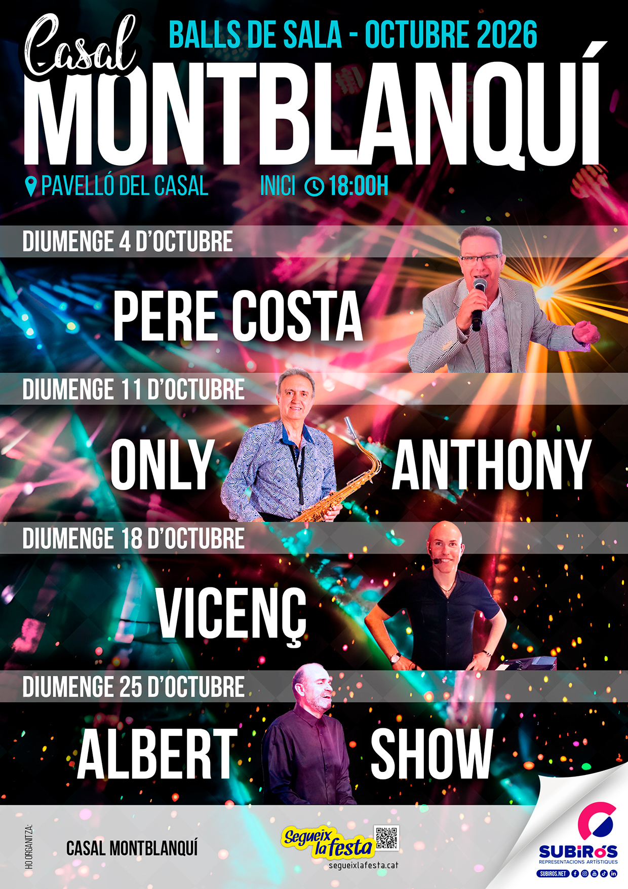 CASAL MONTBLANQUÍ-BALLS DE SALA OCTUBRE 2026