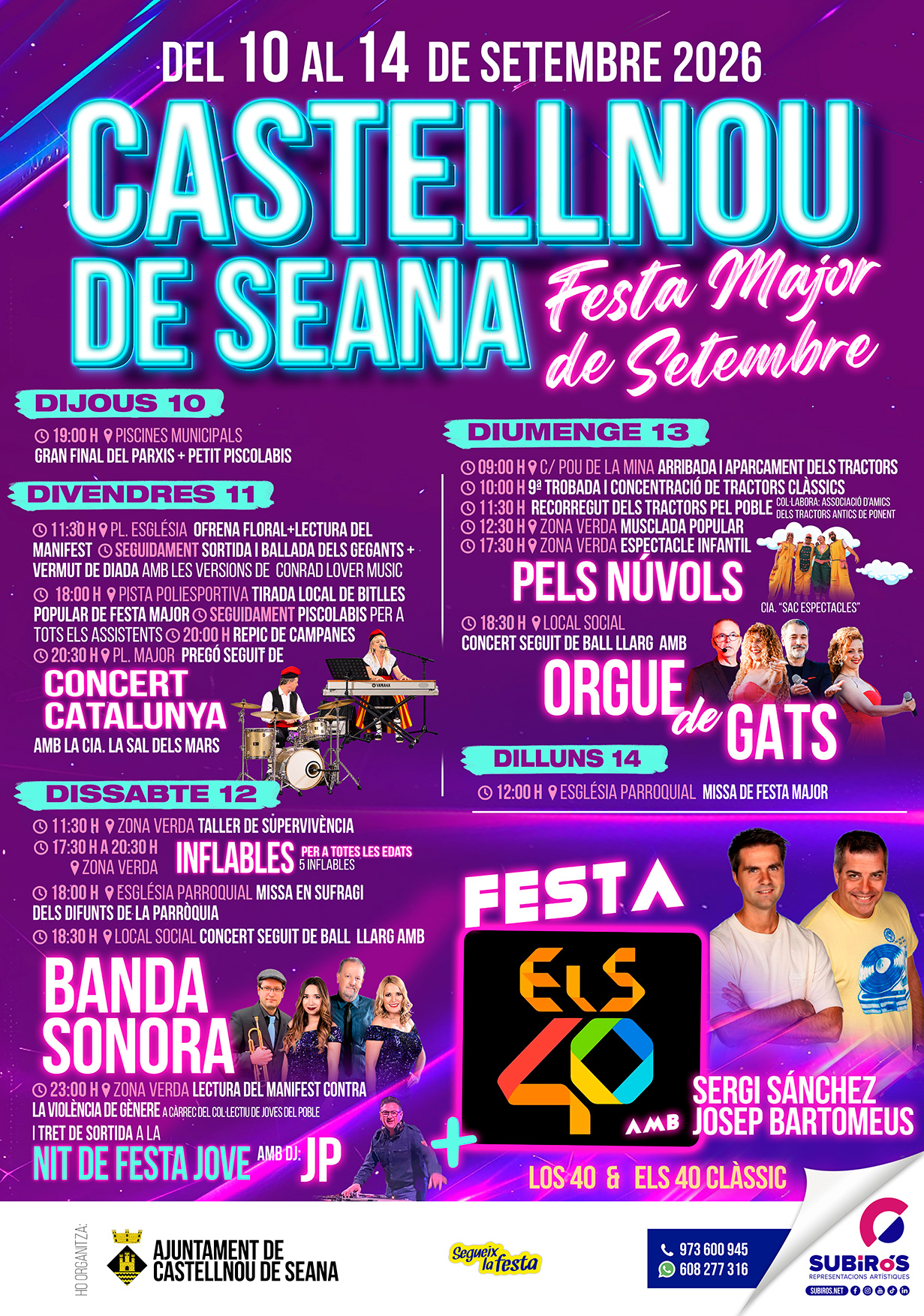 CASTELLNOU DE SEANA-FESTA MAJOR SETEMBRE 2026