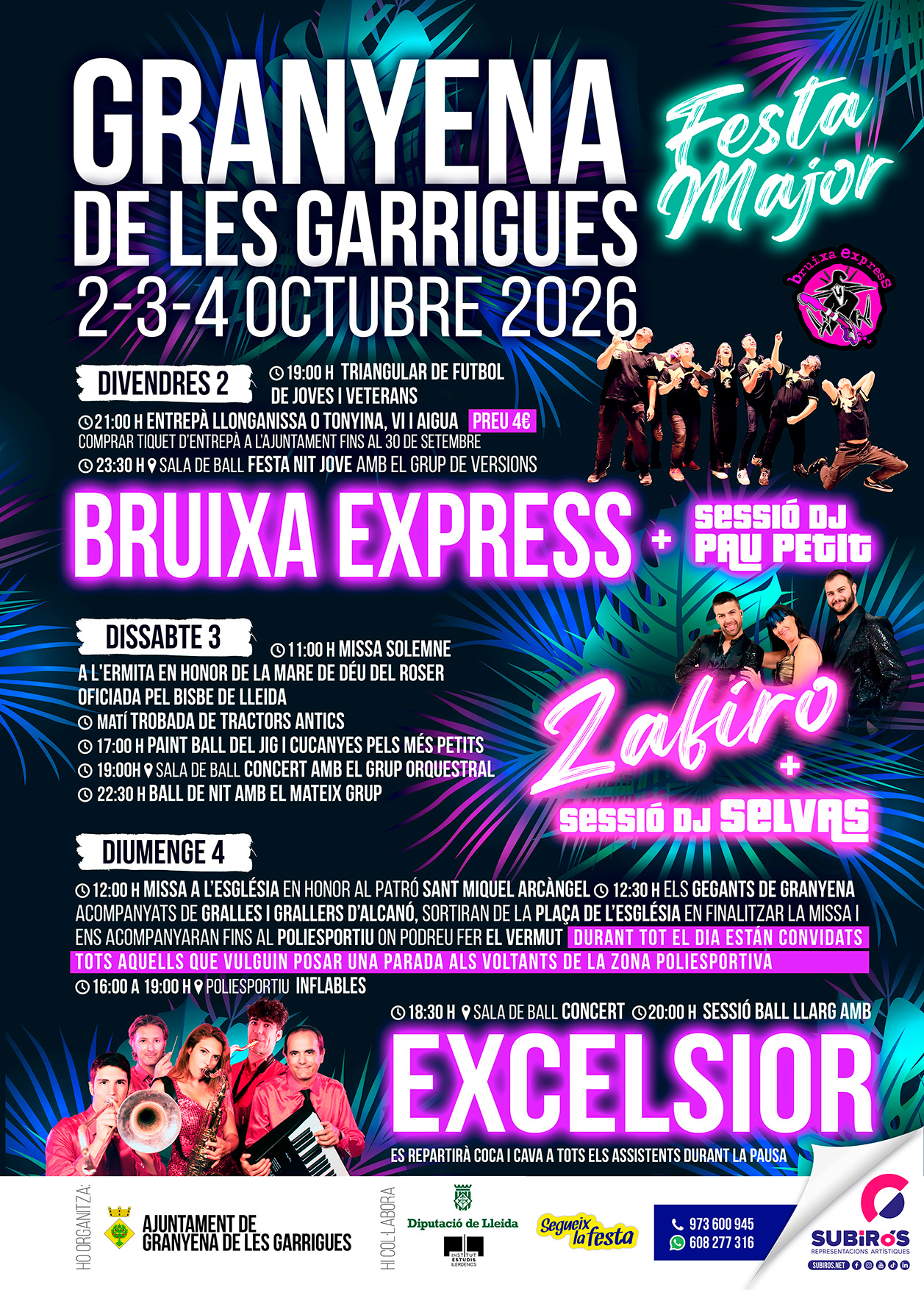 GRANYENA DE LES GARRIGUES – FESTA MAJOR 2026