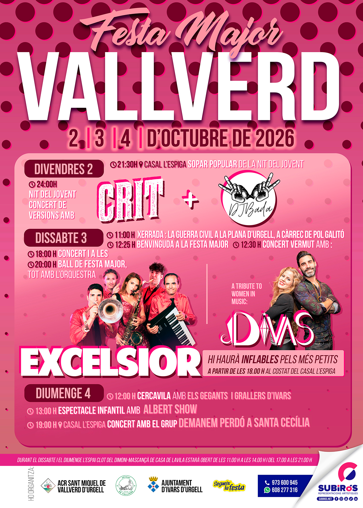 VALLVERD – FESTA MAJOR 2026