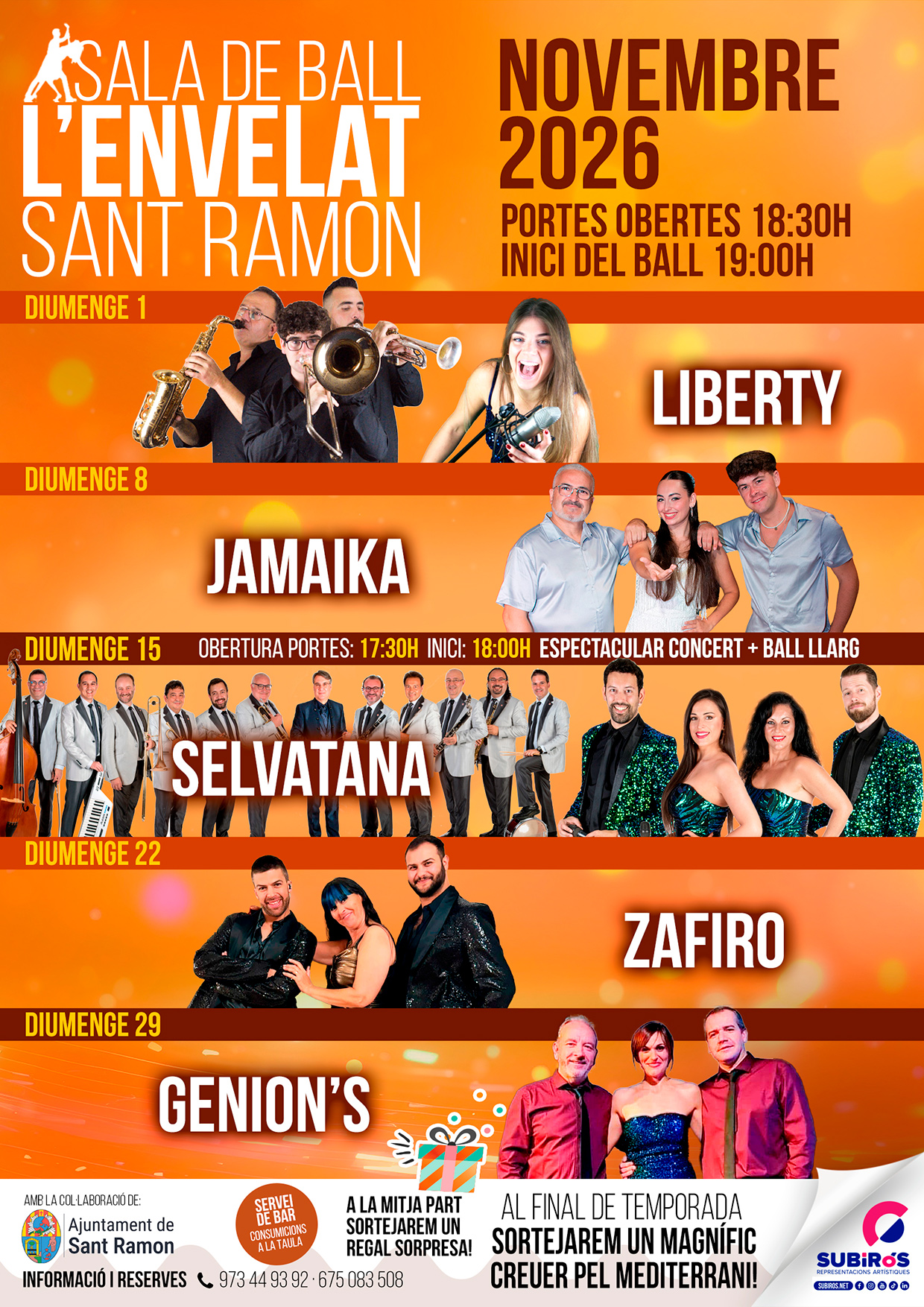 ENVELAT SANT RAMON-BALLS DE SALA NOVEMBRE 2026
