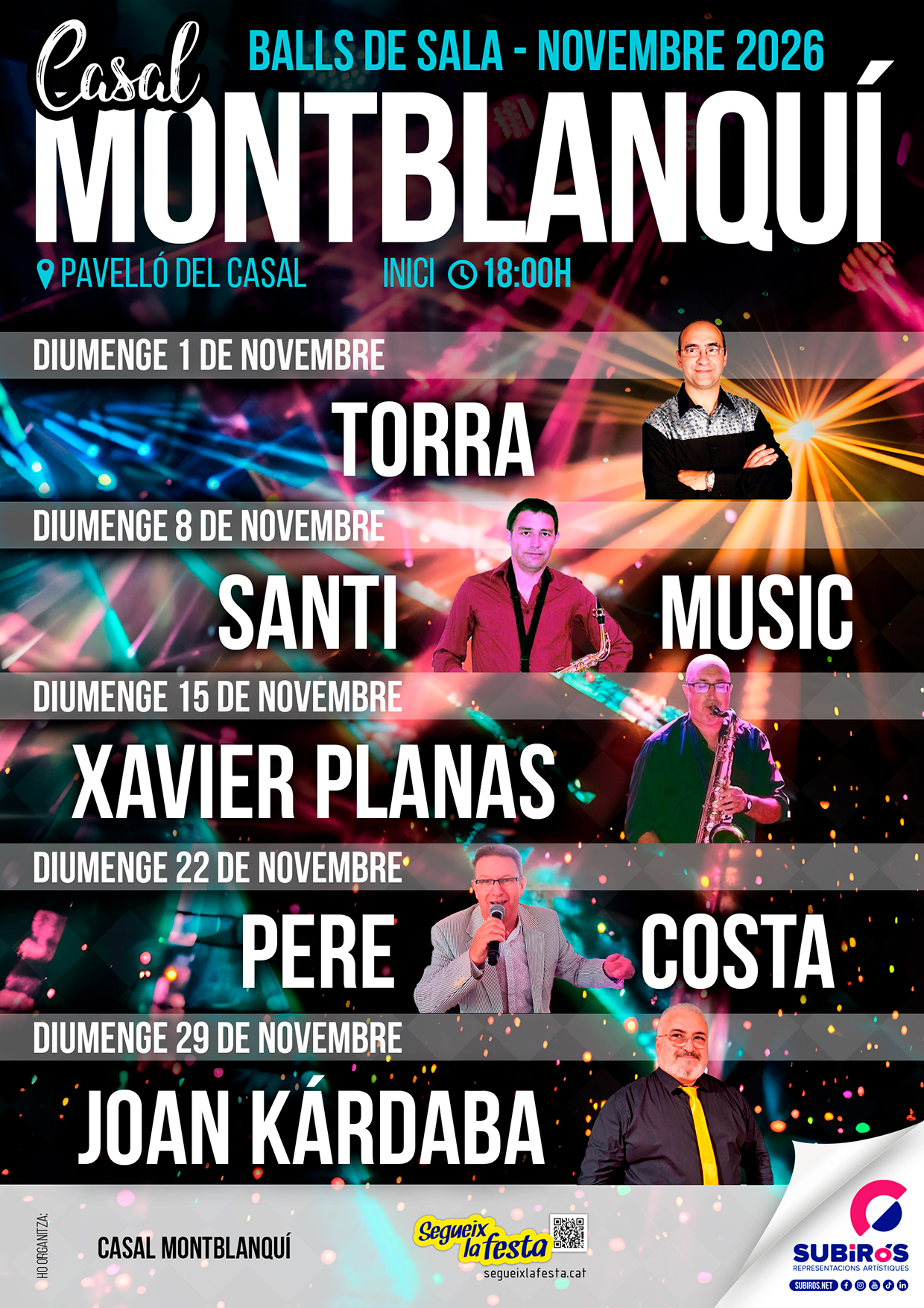 CASAL MONTBLANQUÍ-BALLS DE SALA NOVEMBRE 2026