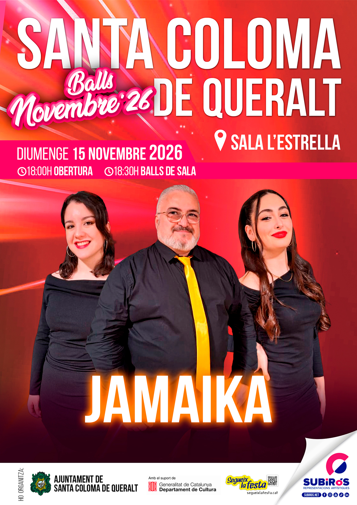 SANTA COLOMA DE QUERALT-BALLS DE SALA NOVEMBRE 2026